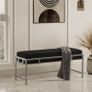Lexi Modern Glam Upholstered Bench Image 6