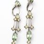 Vintage 925 Sterling Silver Glass Paste Earrings Image 3