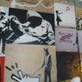 Banksy collage canvas ready to hang Image 4