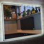 LED Bathroom Mirror Antifog Demister 140x100cm Image 2