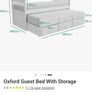 Oxford bed with guest bed & storage Image 6