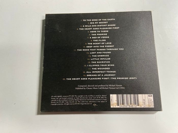 Michael Nyman The Piano CD Original Soundtrack