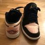 Jordan 1 Low Crimson Tint Mens Shoes Size UK 8 Image 3