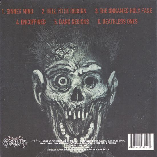 Darkcreed "Dark Regions" CD Promo Cardsleeve