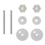 Toilet Seats with Soft Close Lids 2 pcs MDF Black Image 8