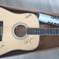 Signed SX SD104 Natural Guitar