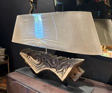 Will and I clearance table lamp reclaimed wood