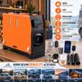 8KW Diesel Air Heater All-in-One 12V with Bluetooth App, LCD Display & Remote Control Portable Heater for Campervans, Motorhomes & Boats Image 2