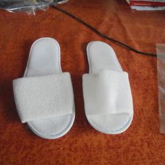 Unisex Towelling Flat Slippers/Mules for Sale