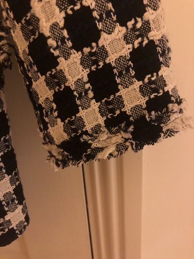 Carolina Belle Jacket black and white houndstooth