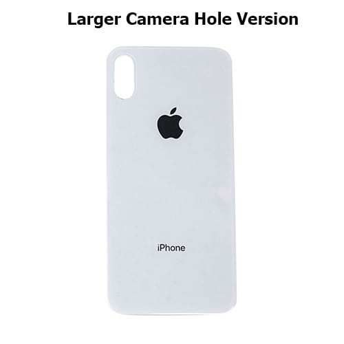 iPhone XS MAX Replacement Back Glass Door Cover with Adhesive White