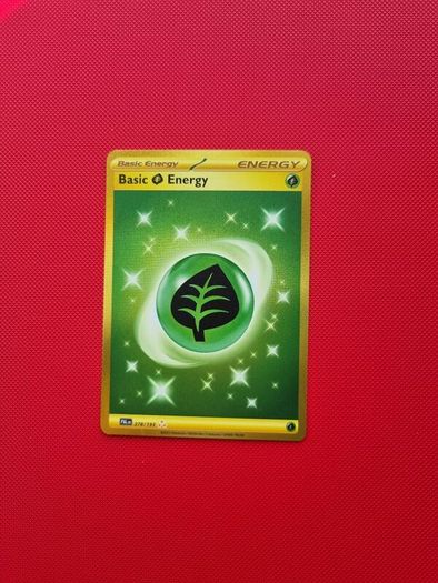 Basic Grass Energy Rare Gold Pokemon Card (278/193) from Paldea Evolved