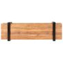 TV Cabinet 130x40x40 cm Solid Acacia Wood Image 3