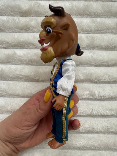 Beast about 6.5" Figure from Beauty and the Beast Disney Used Painted hands Please look at the pictures