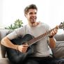 Black Acoustic Guitar for Beginners, Acoutic Steel-string Guitar Adults, Kids Guitar Folk Starter Kit for School with Unique Color Design (FREE SHIPPING) Image 4