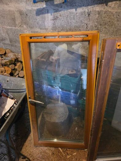 Brown uPVC Windows & Glass Panels