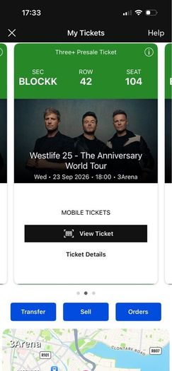 Westlife tickets