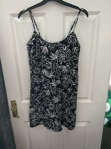 mini dress/long top