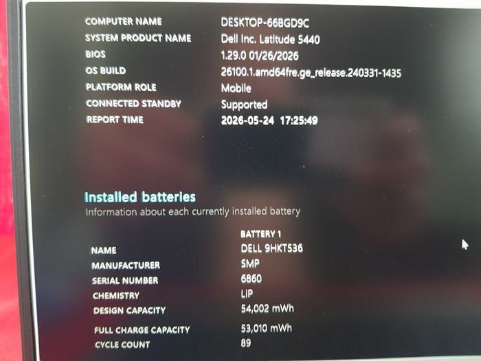 Dell Latitude 5440, i7 Cpu (13th gen), 32 GB Ram, 512 GB Storage (SSD)