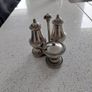 silver plated salt and pepper set Image 2