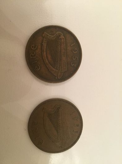 1941-1967 Irish halfpenny's