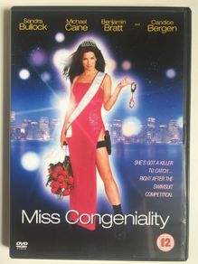 Miss Congeniality [2000] Sandra Bullock, Michael Caine, Benjamin Bratt, Candice Bergen, William Shatner, and Ernie Hudson [Movie DVD]