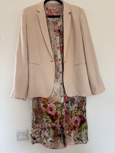Massimo Dutti linen blend blazer