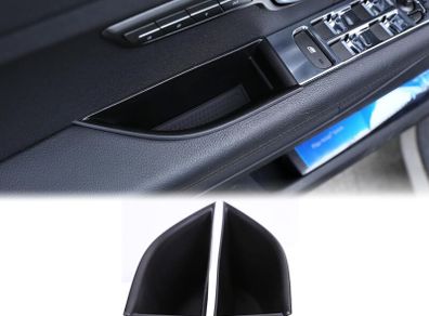 Free Tracked Postage! For Rage Rover Evoque 2016 2017 Car Plactic Black Door Storage Box Glove Container Holder Tray.