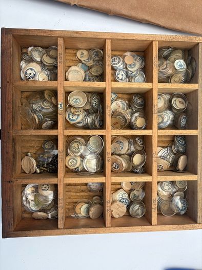 Antique Watch makers crystals c1900