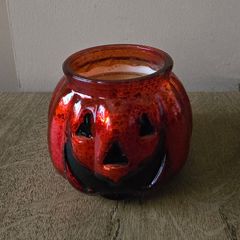 Pumpkin candle