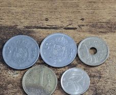 Spain, 5 Coins - free standard postage
