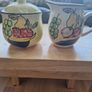 Tea Set/Vintage Pottery with Fruit Pattern .. FINAL Price Drop Image 3