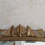Vintage gold ornate wall mirror Image 3