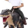 SEASONAL SALE  Inflatable Dinosaur Costumes Adult Size T-REX Ride on Halloween Costume Funny Dino Blow up Costume Image 2