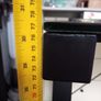 Black Glass Top Desk Image 5