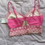 topshop pink crop top Image 2