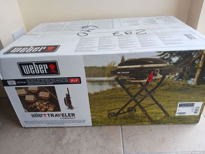 Weber gas BBQ