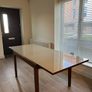 Domitalia extendable glass dining table. Image 2