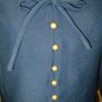 Classic Vintage 60s 70s navy dress Image 4