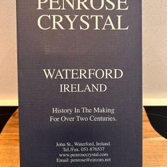 2 whiskey tumbler's - Penrose Crystal Waterford