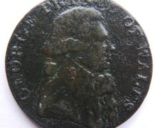 Middlesex National Series Prince of Wales 1795 Halfpenny token