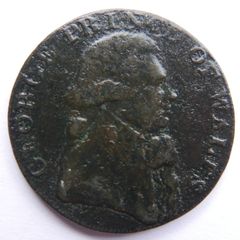 Middlesex National Series Prince of Wales 1795 Halfpenny token