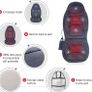 Vibration Massage Chair with Heat - 6 Vibrating Massage Motors, 3 Heat Levels, Back Massager, Massage Seat Cushion, Massage Chair Pad for Home Office use Image 4