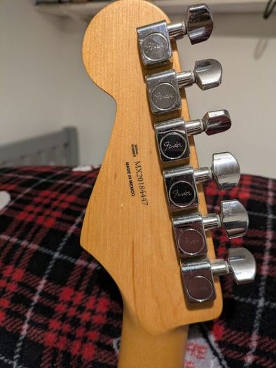 Fender Player Stratocaster with Dimarzio in the Bridge.