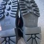 MOSCHINO Calfskin Combat Sole Ankle Boots Mens Chelsea Image 6
