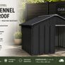 Steel Dog Kennel with free delivery Image 2