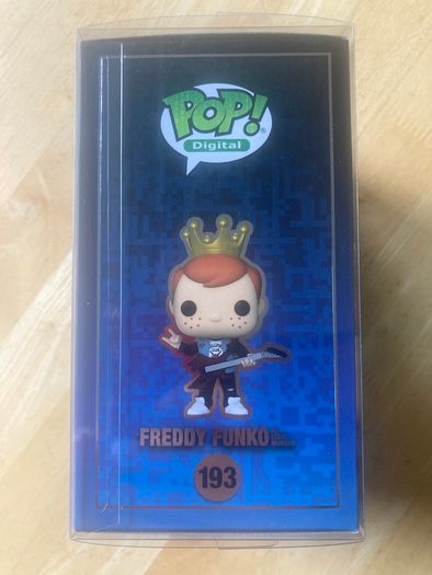 Stranger Things Eddie Freddy Funko NFT Pop 193. Mint.