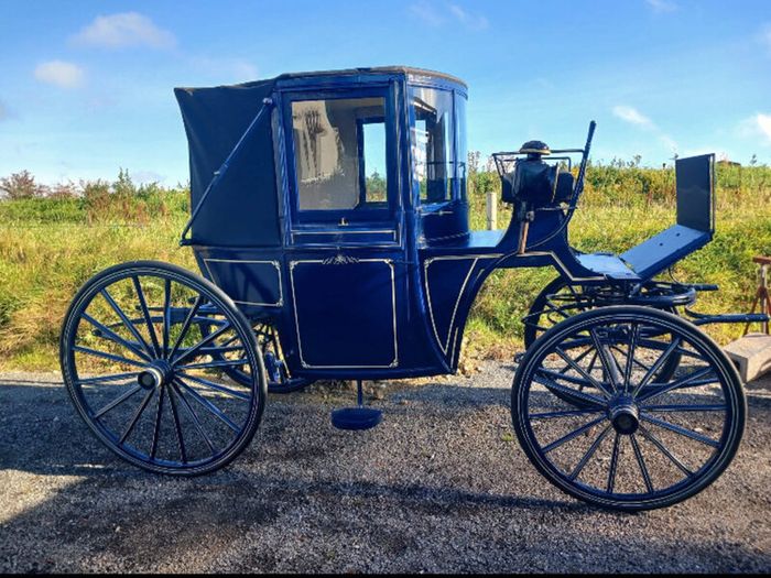 1903 Burlington Landaulette horse drawn carriage