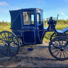 1903 Burlington Landaulette horse drawn carriage