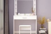 Modern Dressing Table with Mirror + Lights (FREE POSTAGE)